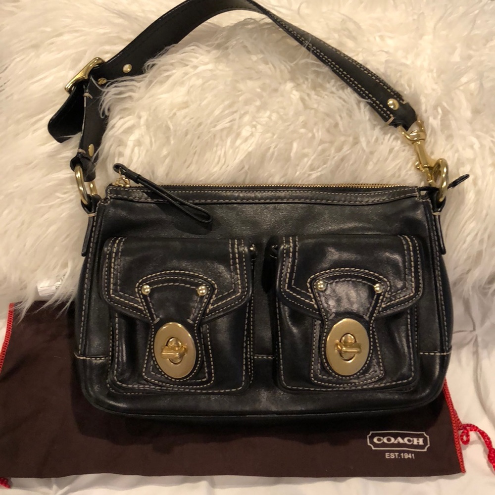 Coach leather bag